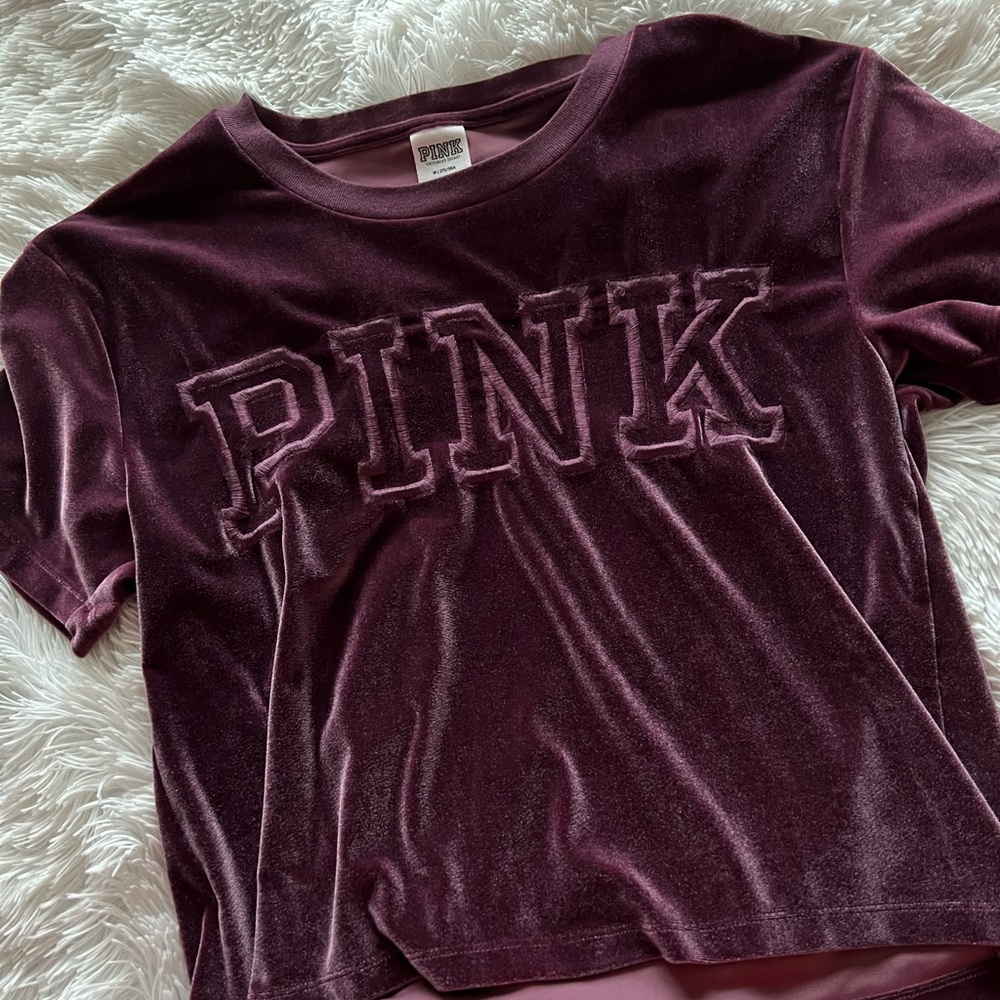 PINK! Velour Shirt